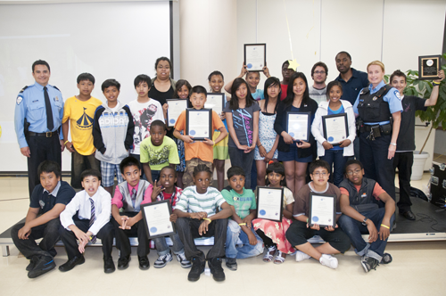 Photo de groupe : Projet Mini-poste 2011
