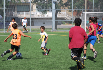 Pratique de soccer du PDQ 10