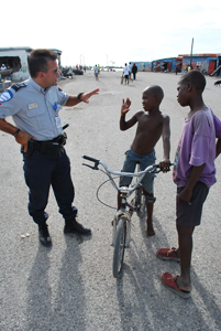 L'agent &agrave; Port-au-Prince, &eacute;t&eacute; 2009
