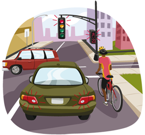 Pratique s&eacute;curitaire &agrave; v&eacute;lo